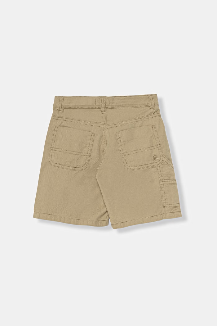 United Colors of Benetton šortky cargo detské bavlnené 47RGG901Y.P.season.PPY2 zelená SS26