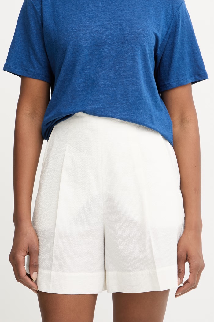 MM by Max Mara σορτς γυναικεία βαμβακερά BALTA μπεζ 2616141018600