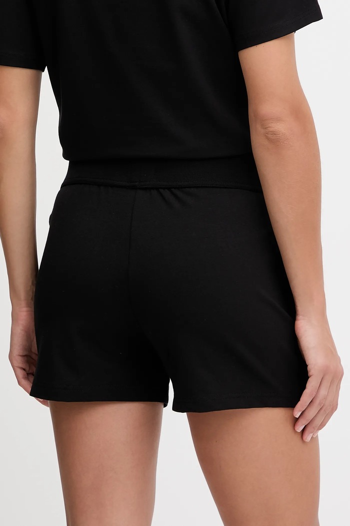 Oblečenie HUGO šortky dámske s bavlnou SIGNATURE_SHORT 50556815 čierna