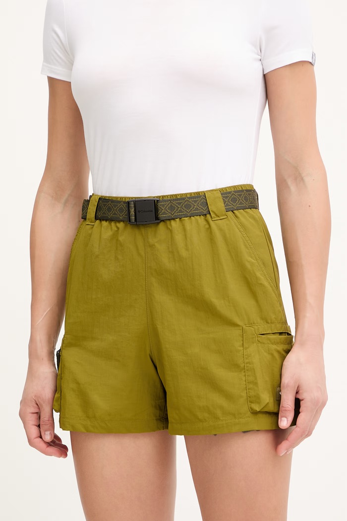 Columbia pantaloni scurți sport pentru femei Sequoia Grove verde 2155523