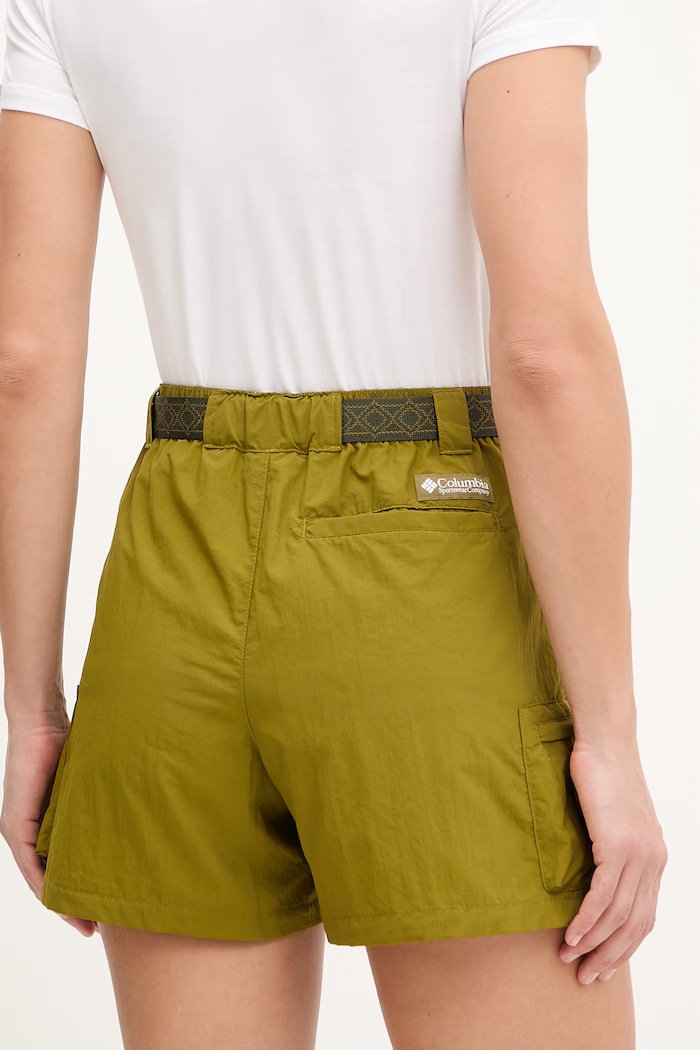 Îmbrăcăminte Columbia pantaloni scurți sport pentru femei Sequoia Grove 2155523 verde