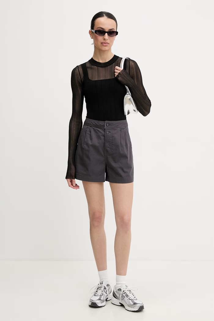 Columbia Acker Rock pantaloncini in cotone con elastan da donna 2157091 grigio SS26
