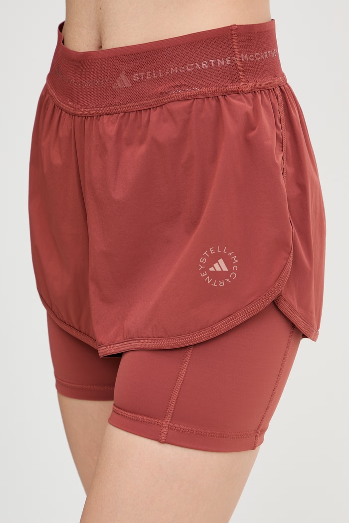 adidas by Stella McCartney szorty treningowe pomarańczowy JY8147