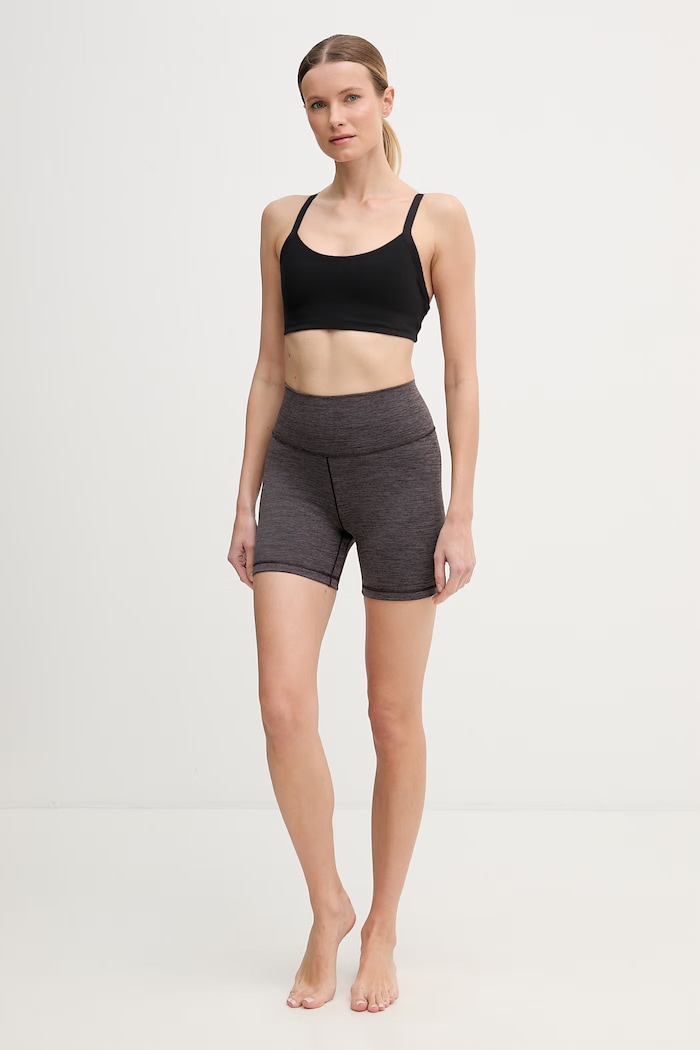 adidas Performance pantaloni scurți sport pentru femei All Me JZ0808 maro SS26