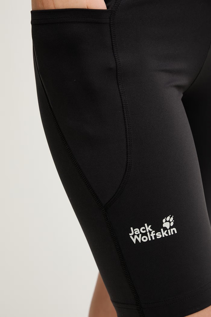 Jack Wolfskin pantaloni scurți de trekking pentru femei Wildstride negru A65788