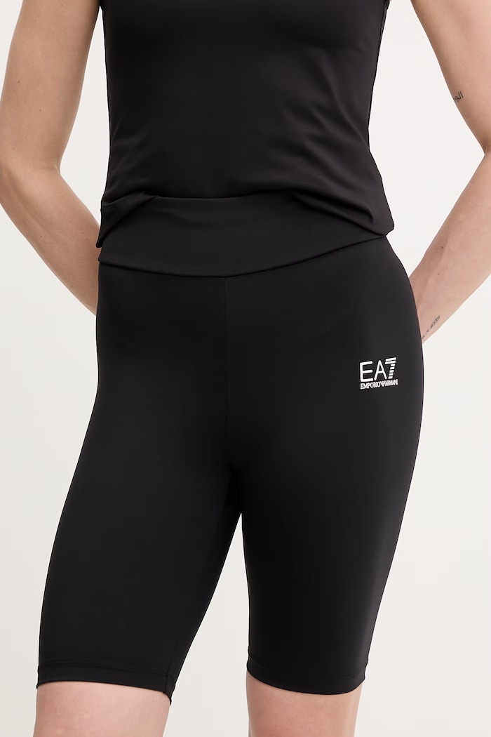 EA7 Emporio Armani szorty treningowe z elastanem czarny AF12625.7W000511