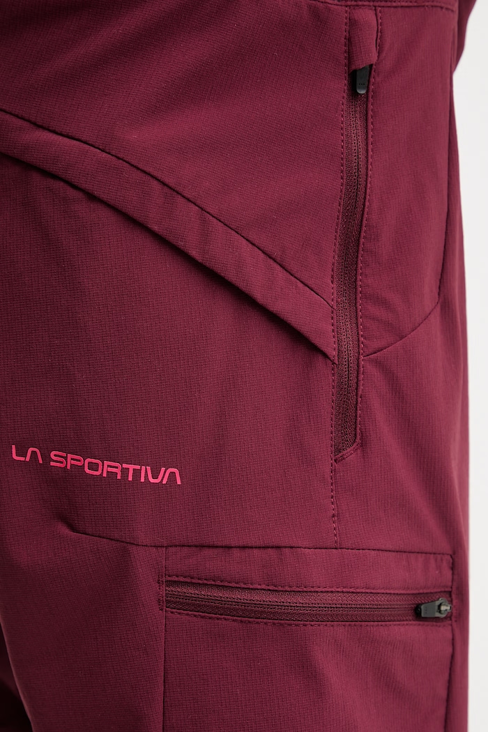 La Sportiva szorty sportowe damskie West Crest ZAHS025 bordowy