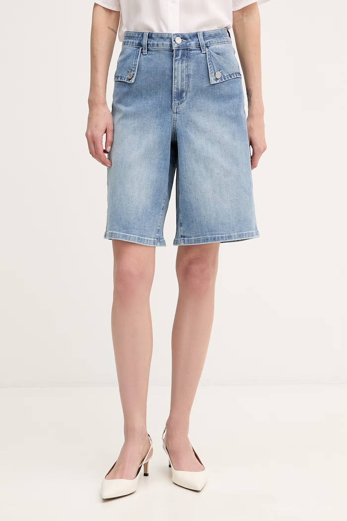 Joseph Ribkoff pantaloni scurți pentru femei, din denim albastru 262941