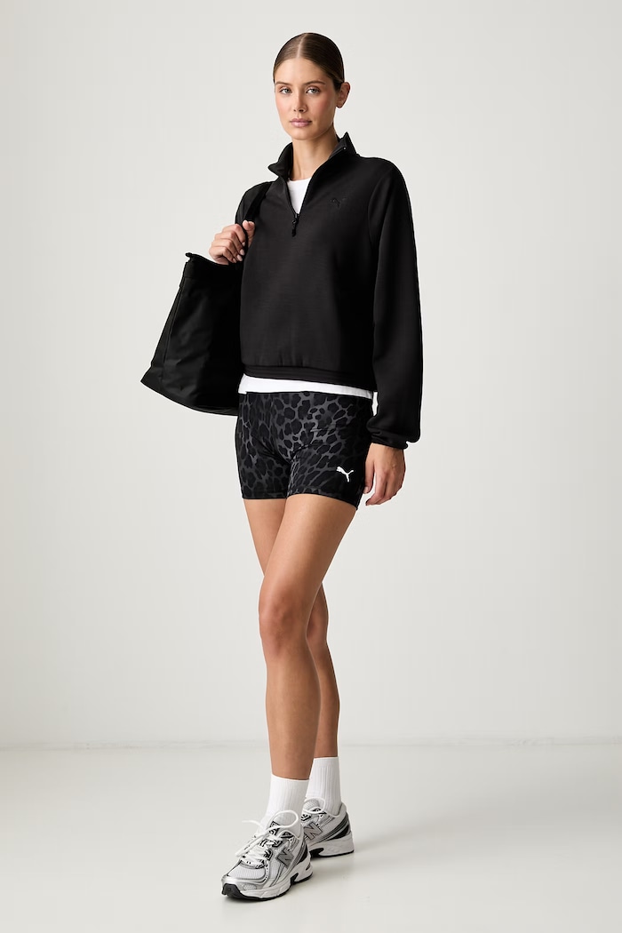 Puma kolarki damskie Essential Spotted Haze Short 528513 szary SS26