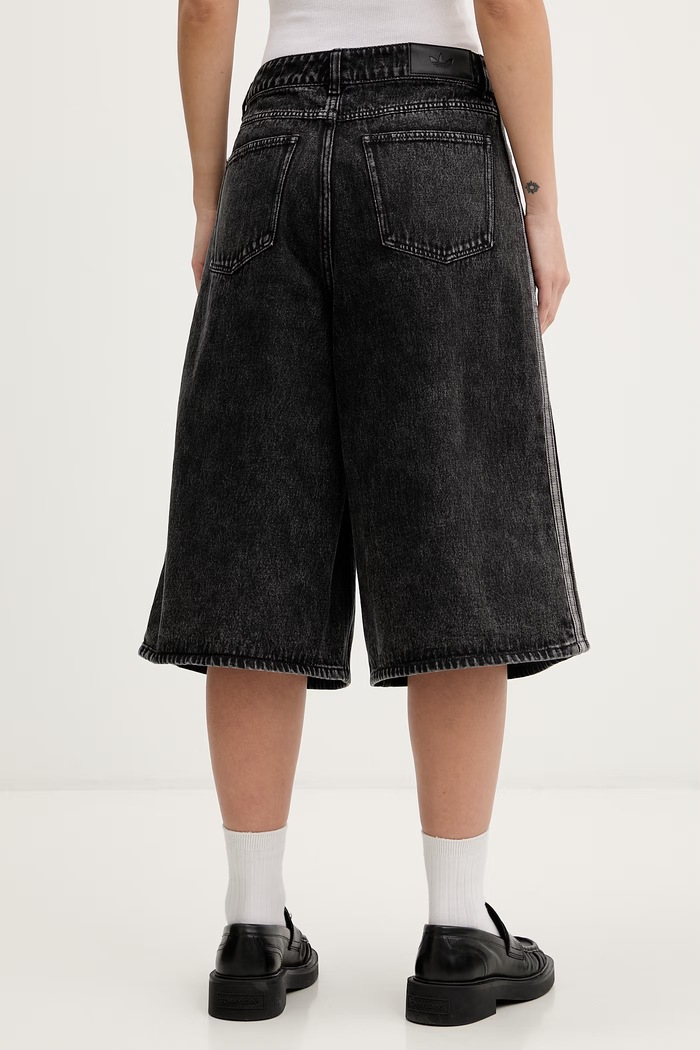 Odzież adidas Originals szorty jeansowe Firebird KD2916 czarny