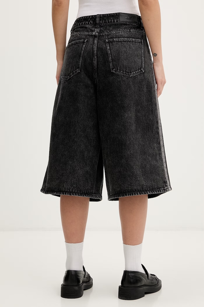 Odzież adidas Originals szorty jeansowe Firebird KD2916 czarny