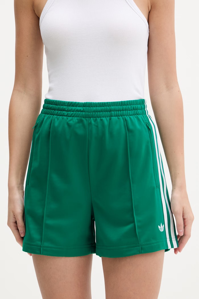adidas Originals szorty dresowe damskie dzianina zielony KD3668