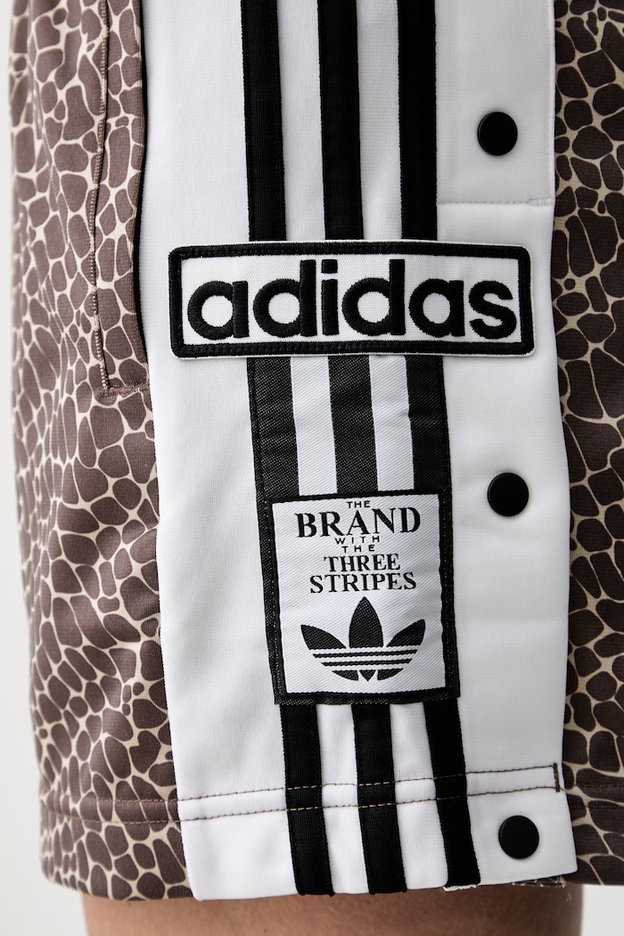 adidas Originals къс панталон тип анцуг дамски кафяв KD8821