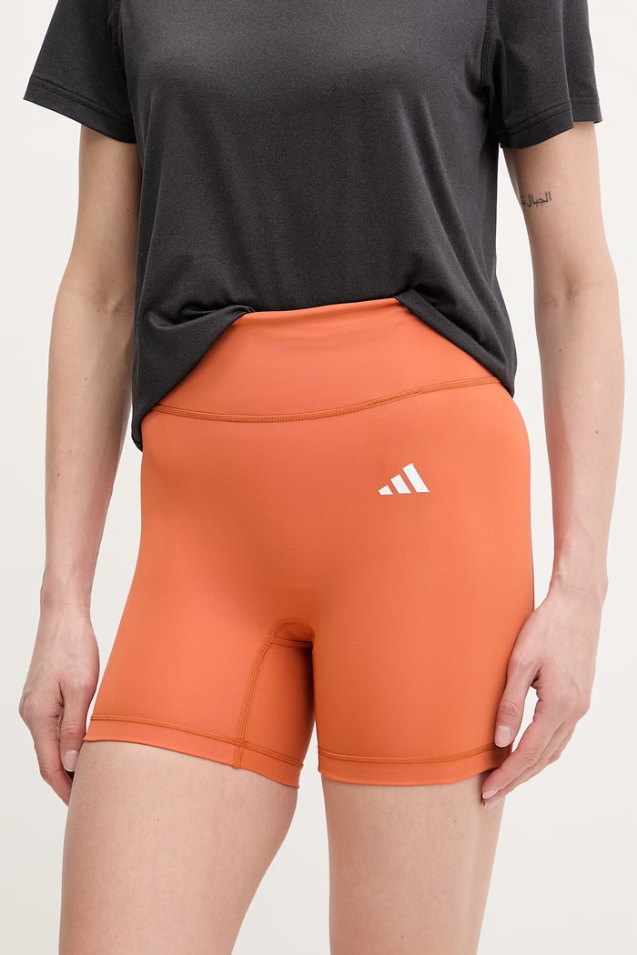 Tréningové šortky adidas Performance s elastanom oranžová KE0828