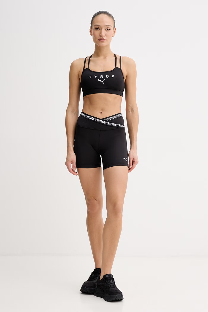 Puma σορτς αθλητικά γυναικεία Strong Cross 528497 μαύρο SS26