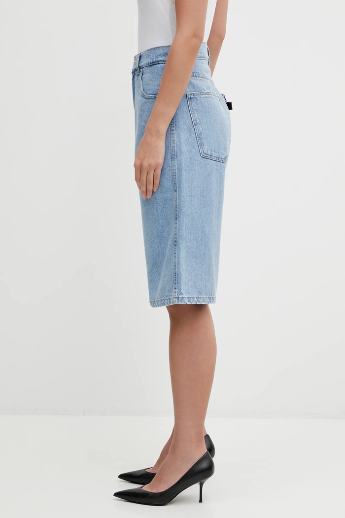 Coperni denim shorts COPP86F2056 blue SS26