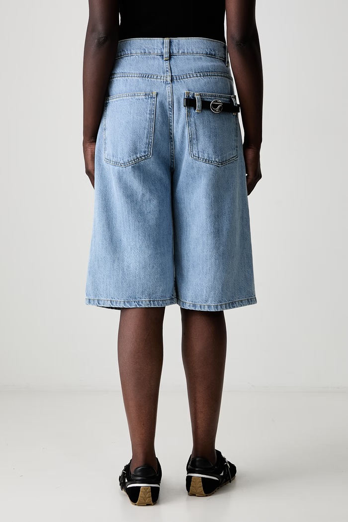 Clothing Coperni bermuda shorts denim Women's COPP86F2056 blue