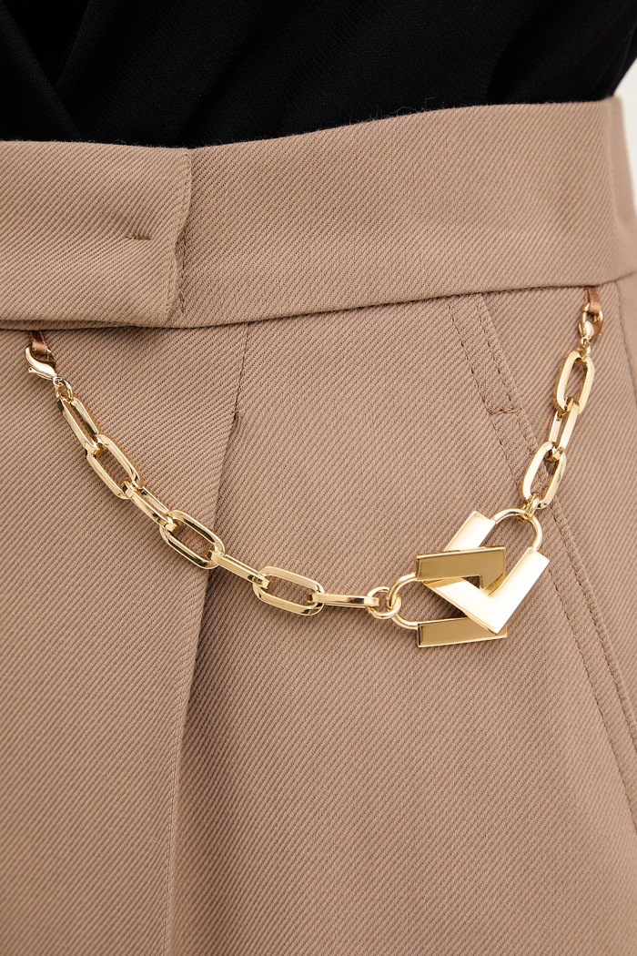 Elisabetta Franchi szorty brązowy SH00561E2