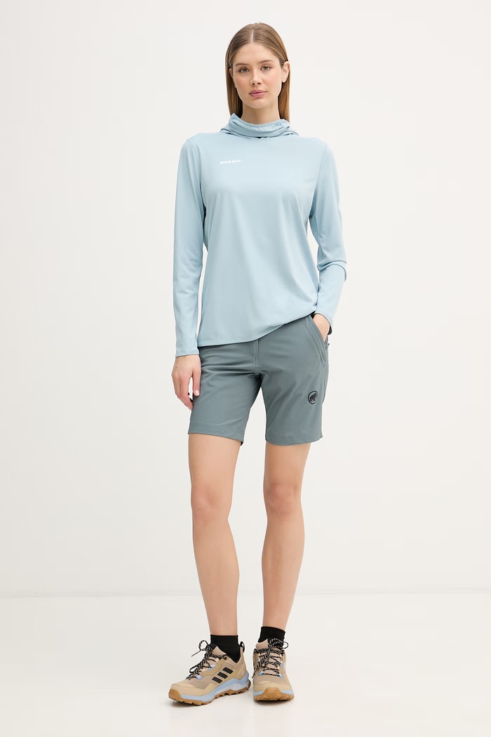Mammut pantaloni scurți de trekking pentru femei Hiking V 1023.01160 turcoaz SS26