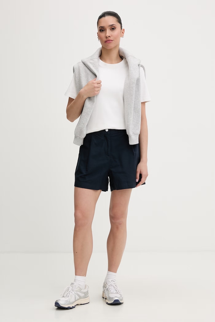 Helly Hansen šortky dámske bavlnené SORRENTO 54609 tmavomodrá SS26