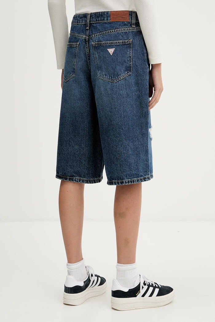 Oblečenie Rifľové krátke nohavice Guess Jeans W5YD1D.D5R22 modrá