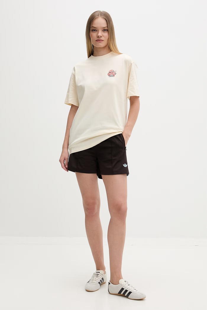 adidas Originals teplákové šortky dámské KQ6521 hnědá SS26