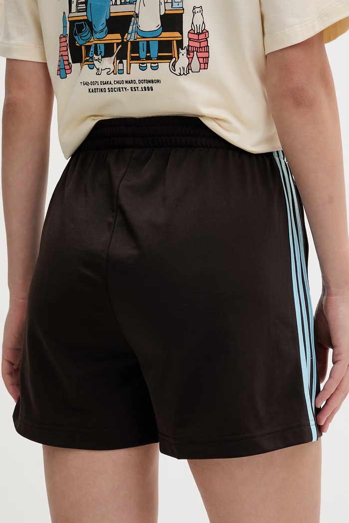 Oblečení adidas Originals teplákové šortky dámské KQ6521 hnědá