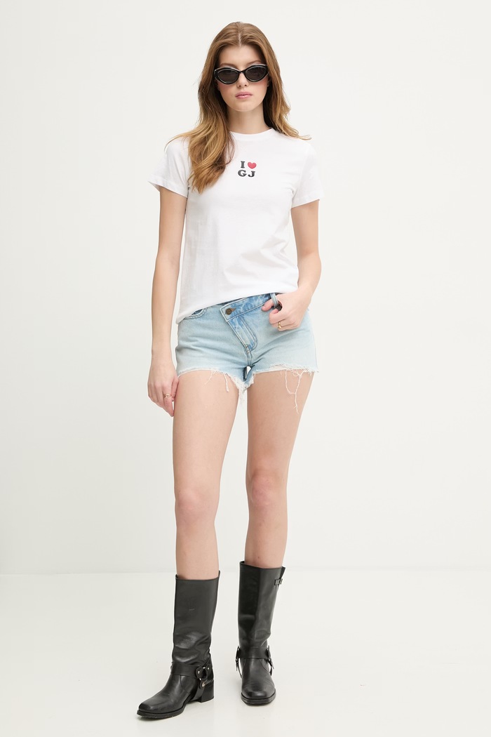Guess Jeans σορτς Γυναικεία ντένιμ W6GDZ8.D6364 μπλε SS26