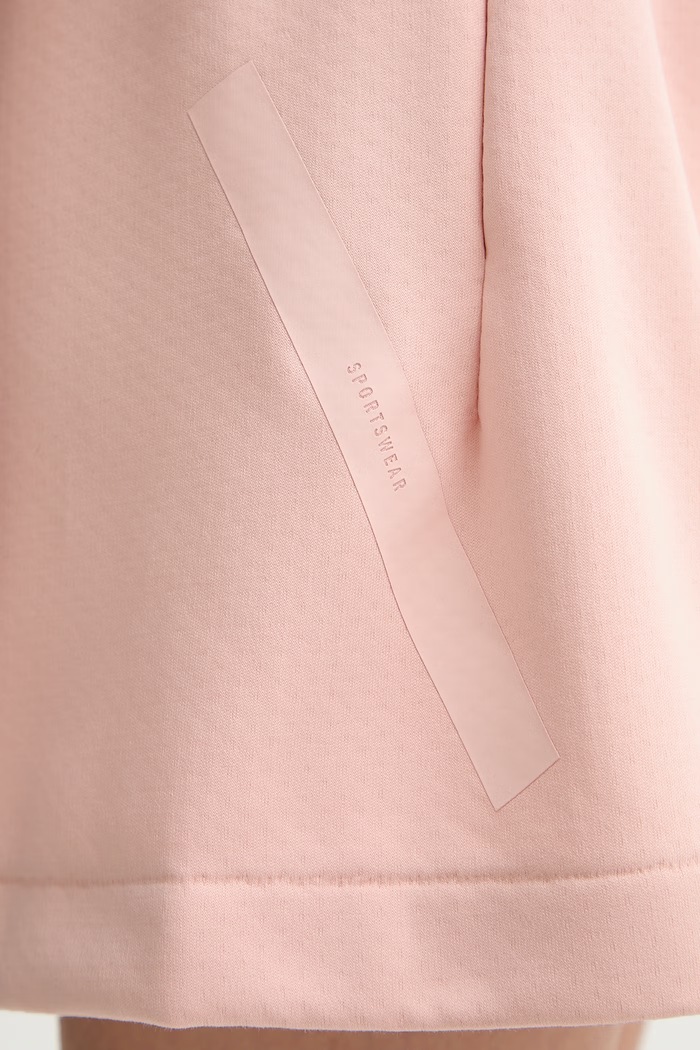 adidas pantaloni scurți pentru femei, cu bumbac x Z.N.E portocaliu KC7728