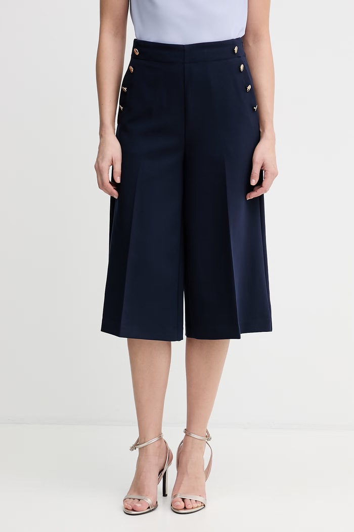 United Colors of Benetton pantaloncini eleganti da donna blu navy 443XD902I
