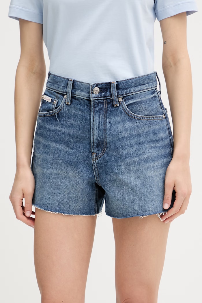 Calvin Klein Jeans pantaloni scurți pentru femei, din denim albastru LV047F766G