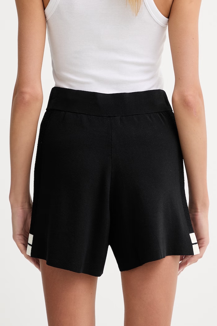 Îmbrăcăminte Guess pantaloni scurți pentru femei GABRY V6GD05.Z0652 negru
