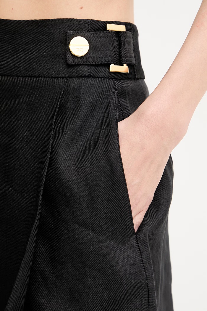 Elisabetta Franchi pantaloni scurți pentru femei, cu in negru SH01162E2