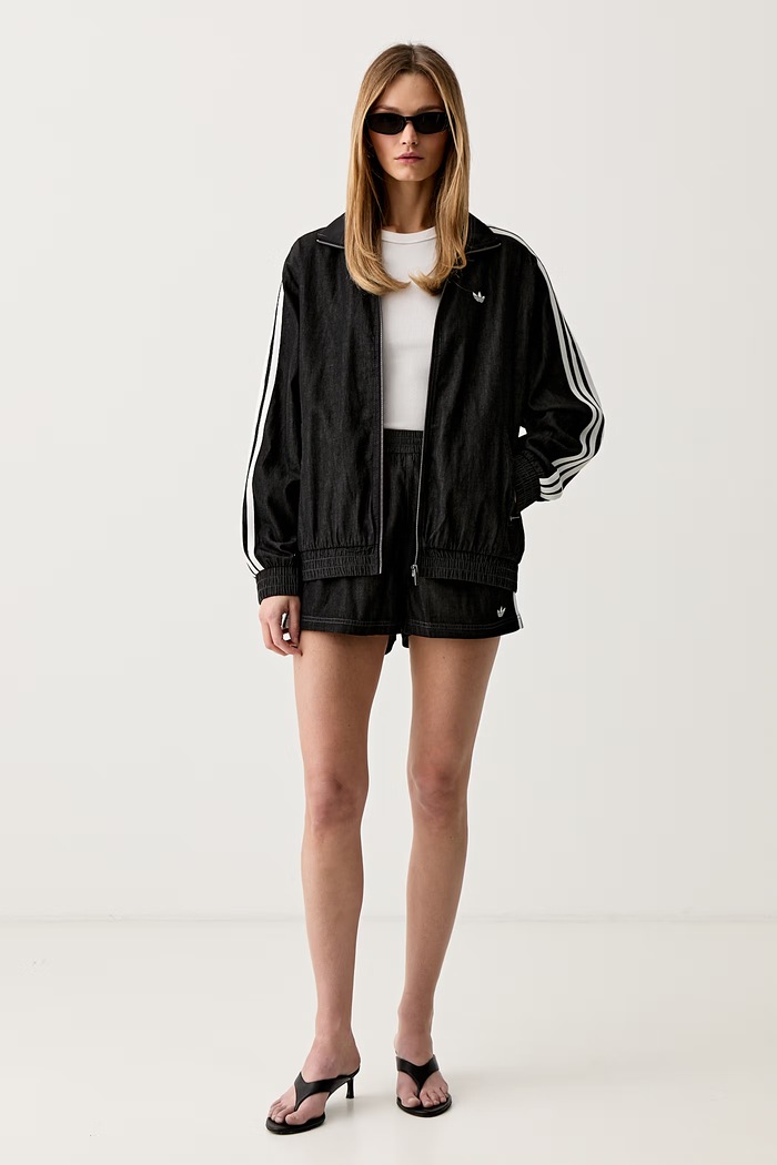 adidas Originals σορτς γυναικεία βαμβακερά KY3171 μαύρο SS26