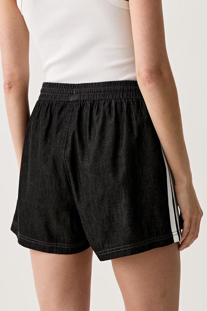 Ρούχα adidas Originals σορτς γυναικεία βαμβακερά KY3171 μαύρο