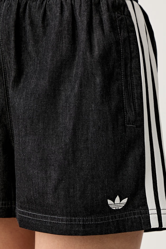 adidas Originals σορτς γυναικεία βαμβακερά μαύρο KY3171