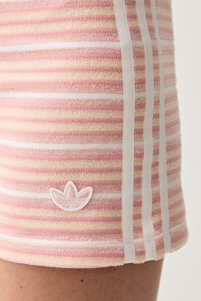 adidas Originals σορτς επίσημα γυναικεία με βισκόζη ροζ KY8119