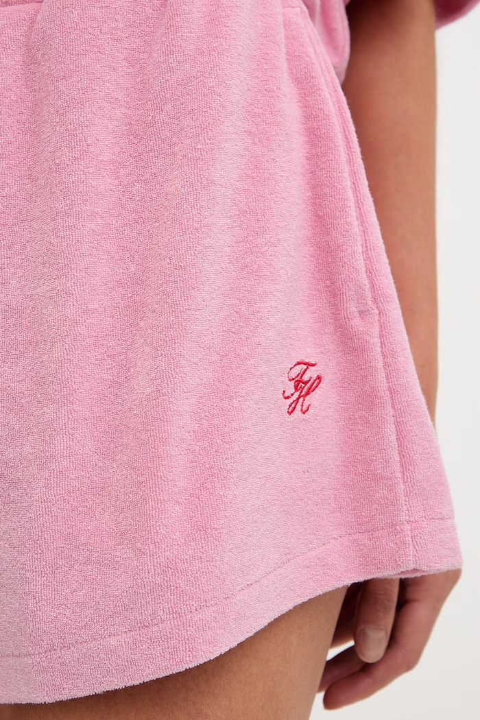 Tommy Hilfiger szorty męskie z bawełną SUMMER różowy UW0UW06472