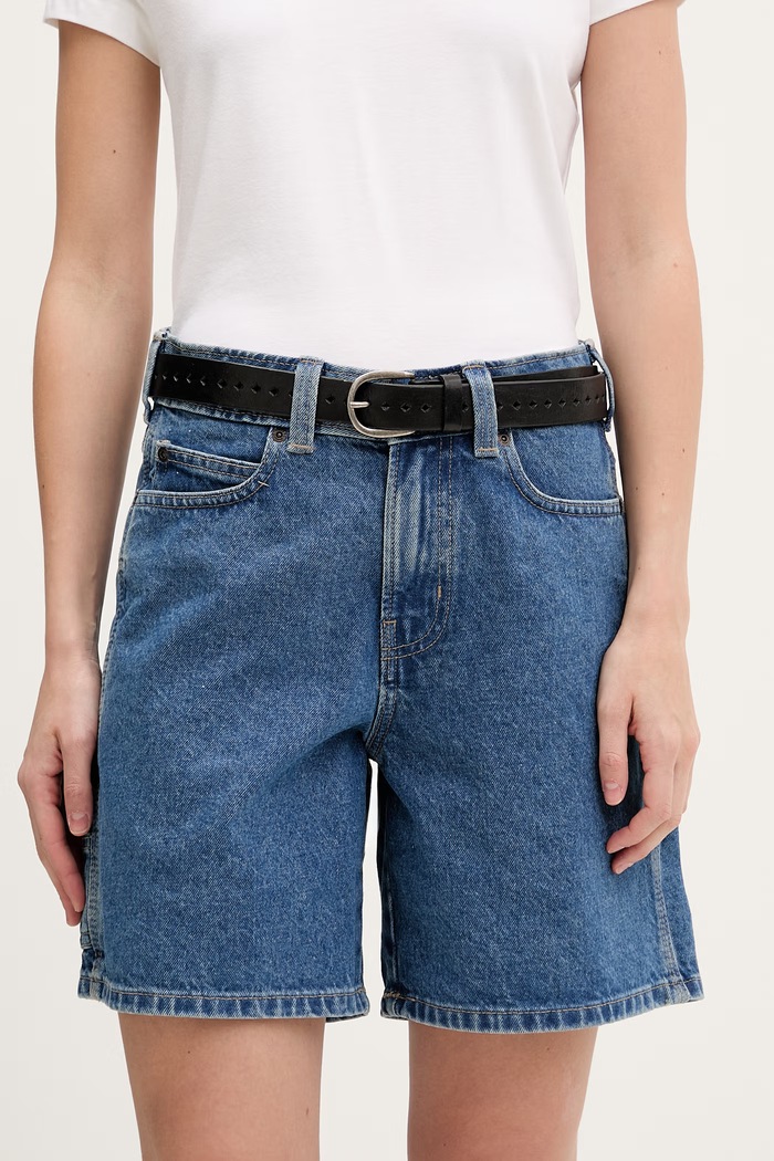 Dickies šortky dámske rifľové modrá DK0A88PBCLB1