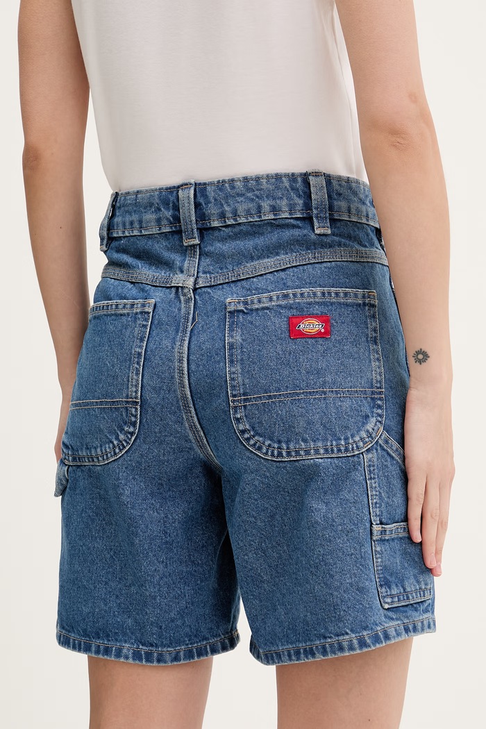 Oblečenie Dickies šortky dámske rifľové DK0A88PBCLB1 modrá