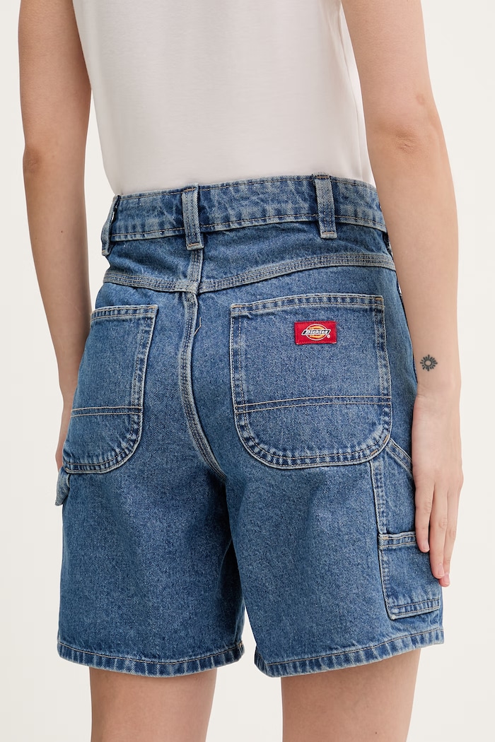 Oblečenie Dickies šortky dámske rifľové DK0A88PBCLB1 modrá