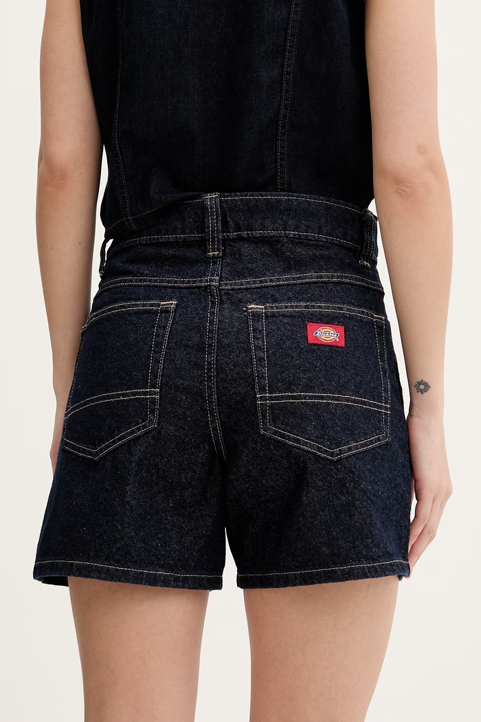Oblečenie Dickies šortky dámske rifľové DK0A88QVRIN1 tmavomodrá