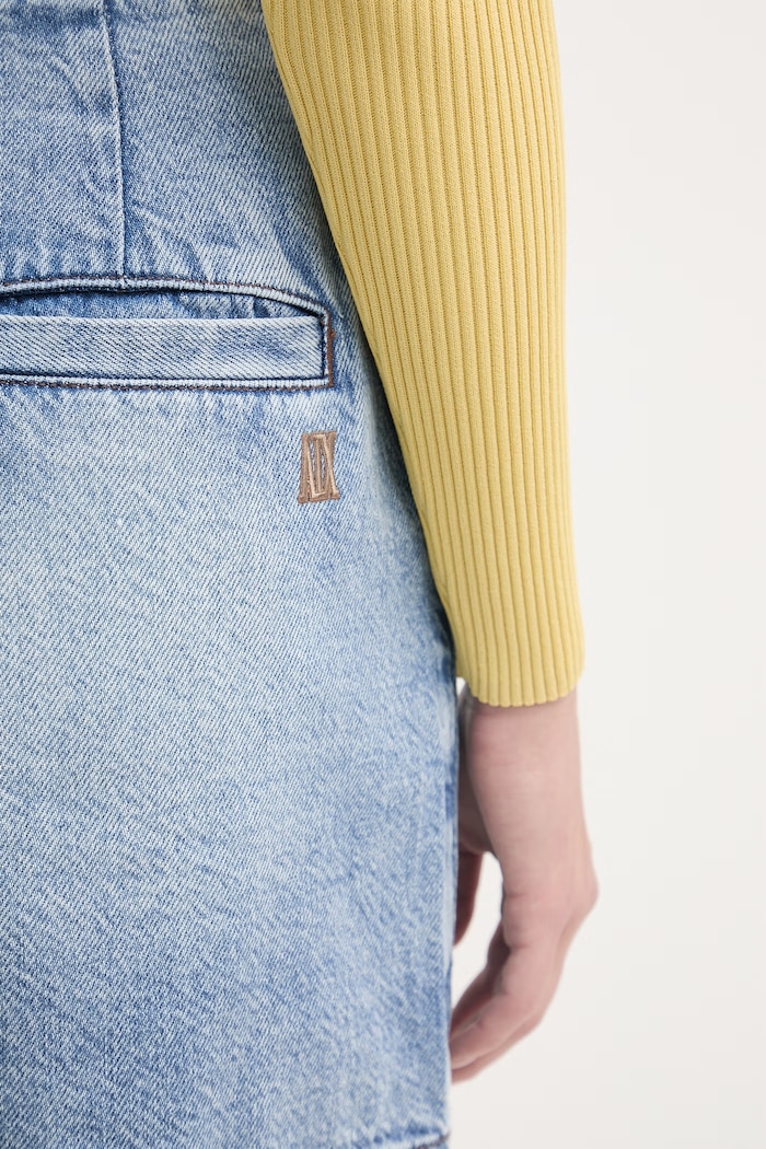 Armani Exchange culottes dámske rifľové XW002265.AF21338 modrá