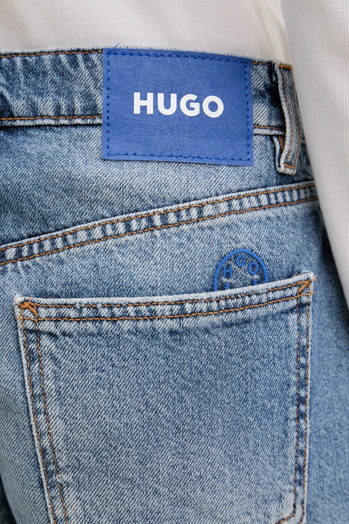HUGO Blue šortky dámske rifľové Galimon_B fialová 50561167