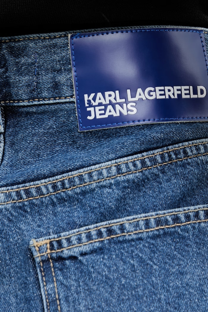 Rifľové krátke nohavice Karl Lagerfeld Jeans modrá B2W10067