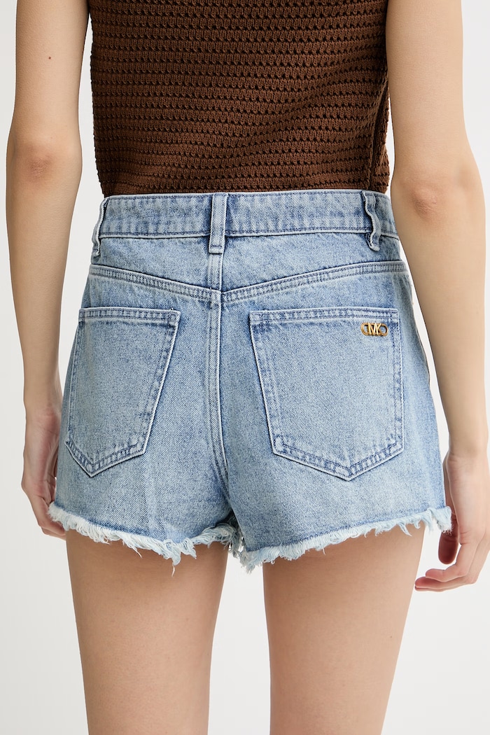 Îmbrăcăminte MICHAEL Michael Kors pantaloni scurți pentru femei, din denim MS6900MLAA albastru