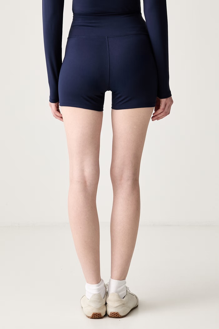 Odzież Sporty & Rich Signature Logo kolarki damskie SH05875326BL106 granatowy