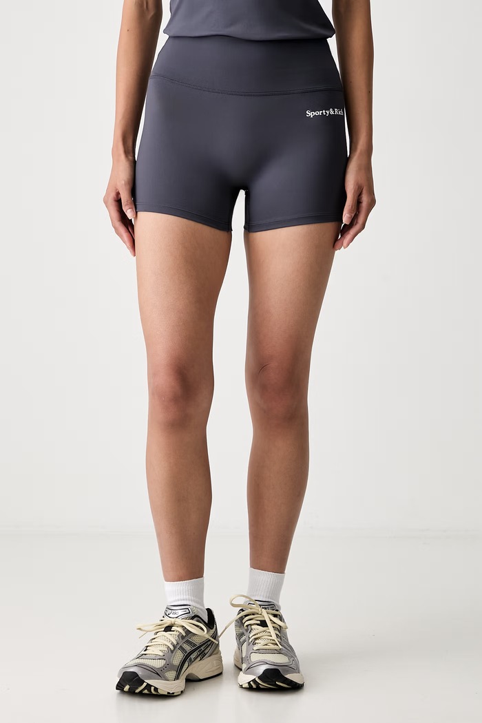 Sporty & Rich Serif szorty damskie szary SH058711300GY25