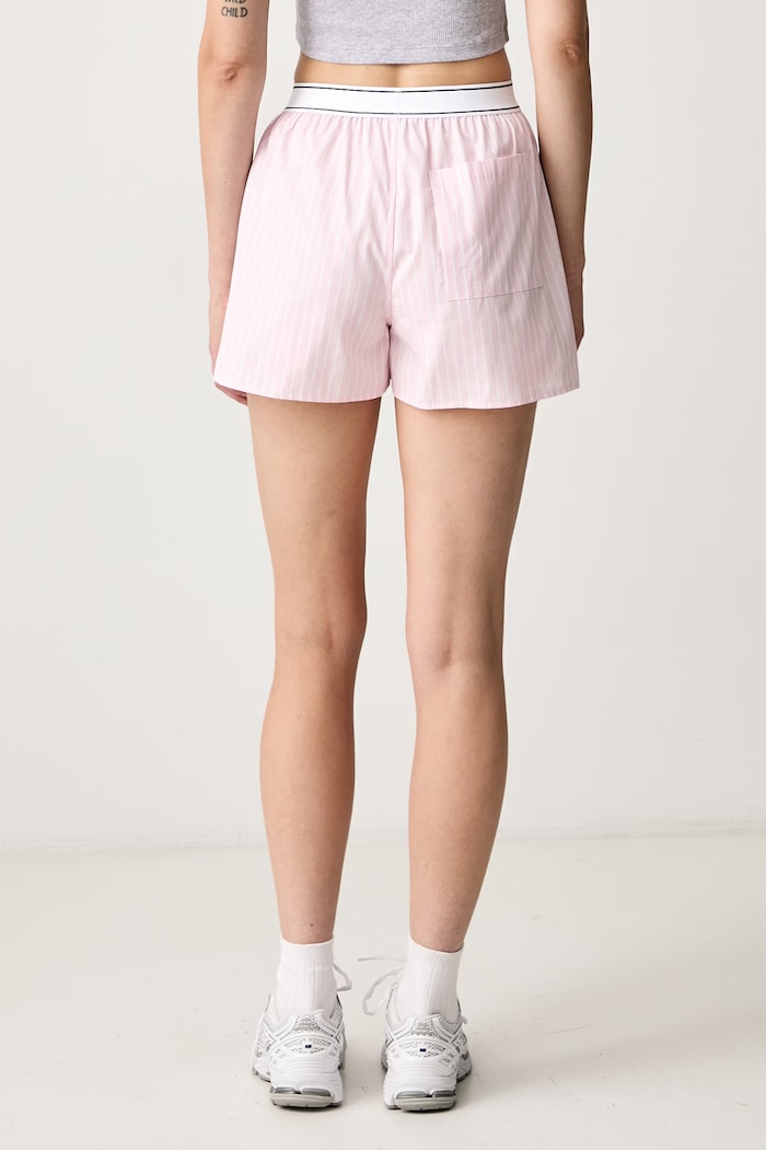 Odzież Sporty & Rich Signature Logo szorty bawełniane damskie SH01574326PI48 różowy