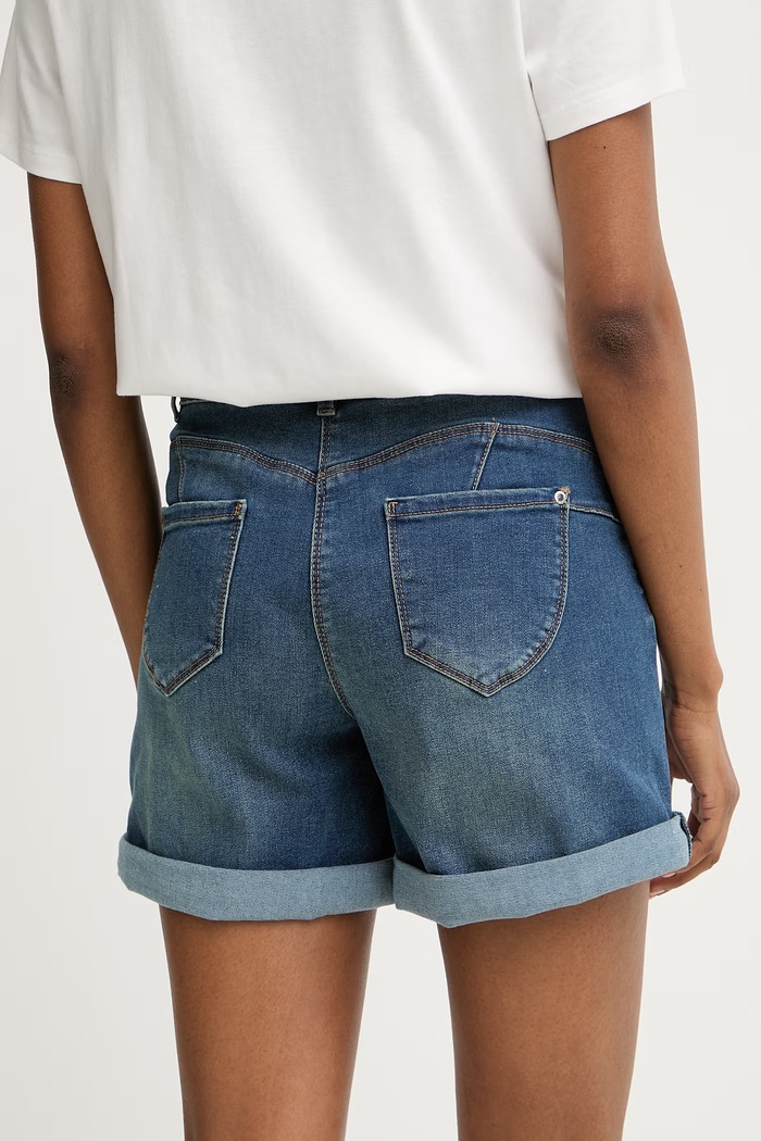 Îmbrăcăminte Morgan pantaloni scurți pentru femei din denim SHAKU albastru